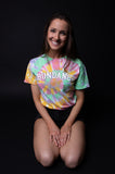 ABUNDANCE TEE - COTTON CANDY TIEDYE