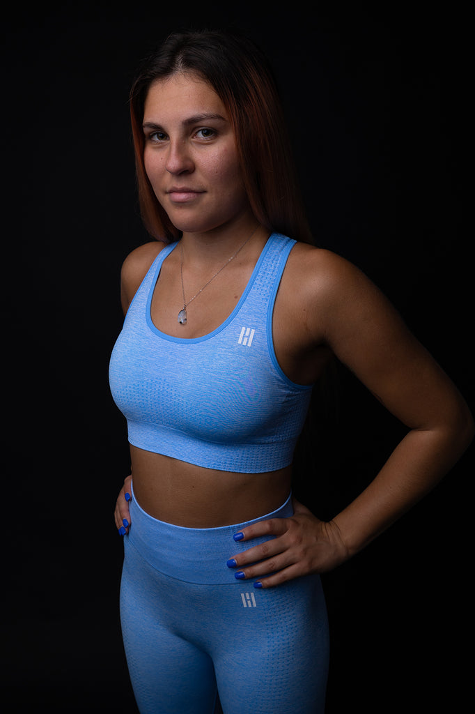 GENESIS SPORTS BRA-SKY BLUE – H3 COLLECTIVE